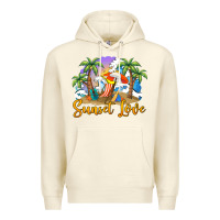 Sandshell sunset love Premium Hoodie - BarkalooDesign