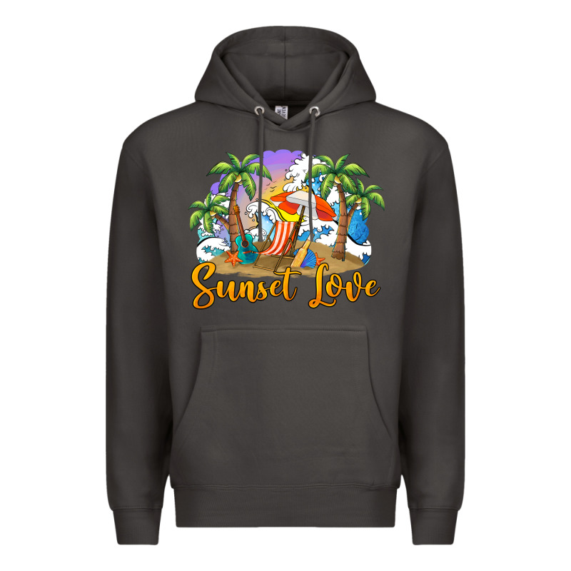 Sunset Love Premium Hoodie by BarkalooDesign | Teevron