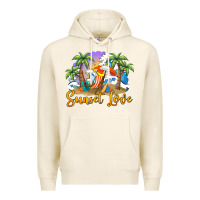 Tofu sunset love Premium Hoodie - BarkalooDesign