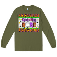 Army Green Spooky Babe Long Sleeve Tee - Artiststas
