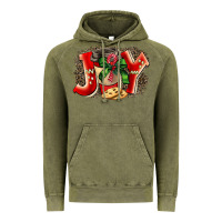 Vintage Olive christmas joy coffee Vintage Hoodie - BarkalooDesign