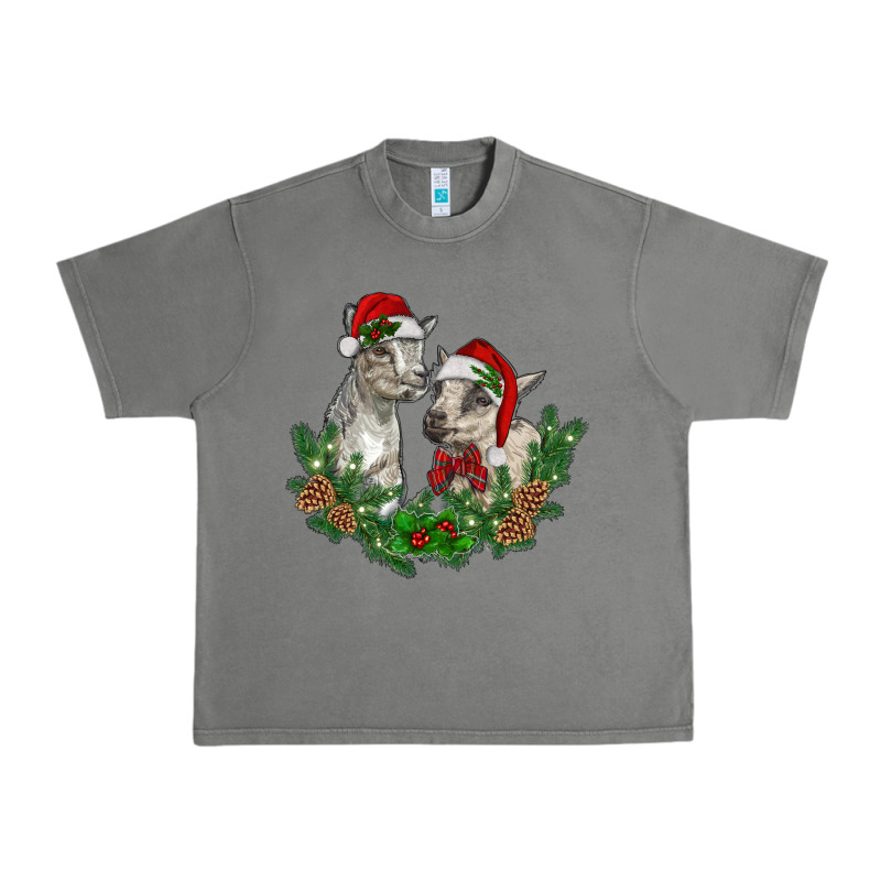 Christmas Baby Goats Urban Heavy Tee by RanaPortraitStore | Teevron