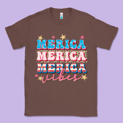 Merica Vibes Classic Tee Designed By Fadigitalartstudio