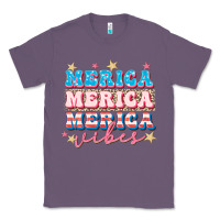 Lavender Merica vibes Classic Tee - FaDigitalArtStudio