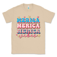 Mushroom Merica vibes Classic Tee - FaDigitalArtStudio