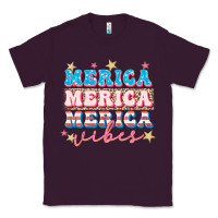 Plum Merica vibes Classic Tee - FaDigitalArtStudio