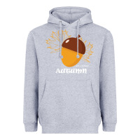 Heather Grey Welcome Autumn Heavyweight Hoodie - Bettercallsaul