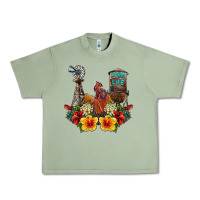 Oil Green farm life rooster Urban Heavy Tee - SublimationCraftShop