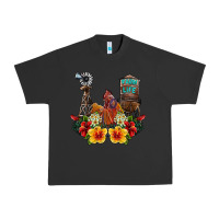 Pigment Black farm life rooster Urban Heavy Tee - SublimationCraftShop