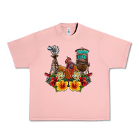 Salmon farm life rooster Urban Heavy Tee - SublimationCraftShop