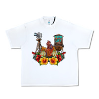 White farm life rooster Urban Heavy Tee - SublimationCraftShop