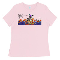 Happy Halloween Raccon Ladies Tee | Teevron
