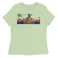 Matcha Happy Halloween Raccon Ladies Tee - LillyAllenDesigns