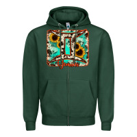 Sports Green gemini turquoise cowhide Zipper Hoodie - RanaPortraitStore
