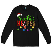 Black santa's helper christmas Long Sleeve Tee - Artiststas
