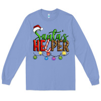 Colony Blue santa's helper christmas Long Sleeve Tee - Artiststas
