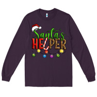 Plum santa's helper christmas Long Sleeve Tee - Artiststas