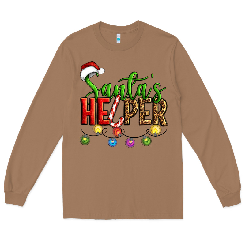 Santa's Helper Christmas Long Sleeve Tee by Artiststas | Teevron