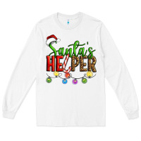 White santa's helper christmas Long Sleeve Tee - Artiststas