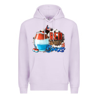 Lilac Red White  Booze With Cowhide Background Premium Hoodie - Jasminsmagicworld
