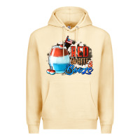 Pina Colada Red White  Booze With Cowhide Background Premium Hoodie - Jasminsmagicworld