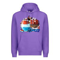 Purple Red White  Booze With Cowhide Background Premium Hoodie - Jasminsmagicworld
