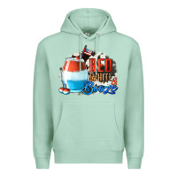 Seafoam Red White  Booze With Cowhide Background Premium Hoodie - Jasminsmagicworld