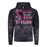 Cloud Black with brave wings she flies Vintage Hoodie - BarkalooDesign