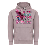 Vintage Zinc with brave wings she flies Vintage Hoodie - BarkalooDesign