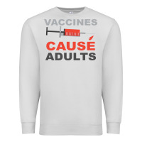 Dove Grey Vaccines Cause Adults Premium Sweatshirt - Bettercallsaul