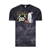 Cloud Black Bows and Boos Y'all Vintage Tee - CowhideDigitalArt