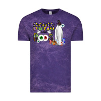 Cloud Purple Bows and Boos Y'all Vintage Tee - CowhideDigitalArt