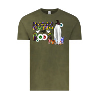 Vintage Olive Bows and Boos Y'all Vintage Tee - CowhideDigitalArt