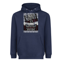 Navy Dungeon Master, The Weaver of Lore & Fate Heavyweight Hoodie - Bettercallsaul