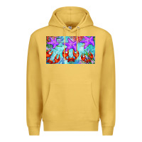 Antique Gold crab and starfish  cup Premium Hoodie - BarkalooDesign
