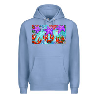 Colony Blue crab and starfish  cup Premium Hoodie - BarkalooDesign