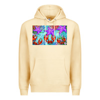 Pina Colada crab and starfish  cup Premium Hoodie - BarkalooDesign