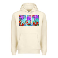 Sandshell crab and starfish  cup Premium Hoodie - BarkalooDesign