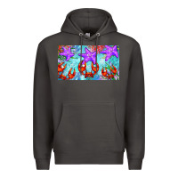 Smoke crab and starfish  cup Premium Hoodie - BarkalooDesign