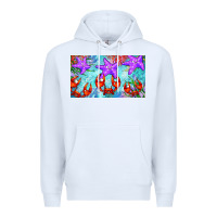 White crab and starfish  cup Premium Hoodie - BarkalooDesign