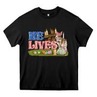 He Lives Easter Heavy Core Tee | Teevron