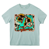 Arona capricorn turquoise cowhide Heavy Core Tee - RanaPortraitStore