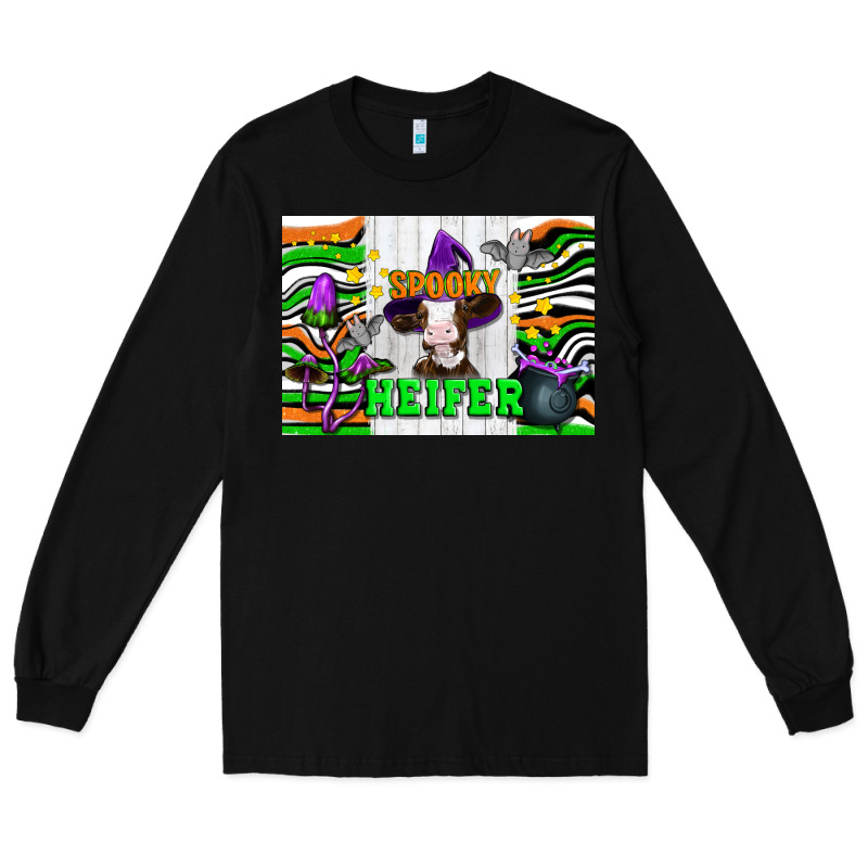 Spooky Heifer Long Sleeve Tee by Artiststas | Teevron