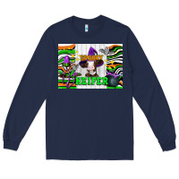 Navy Spooky heifer Long Sleeve Tee - Artiststas
