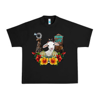 Black farm life sheep Urban Heavy Tee - SublimationCraftShop