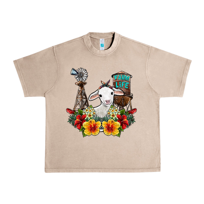 Farm Life Sheep Urban Heavy Tee by SublimationCraftShop | Teevron