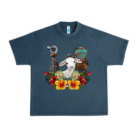 Midnight Navy farm life sheep Urban Heavy Tee - SublimationCraftShop