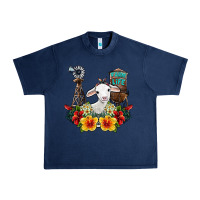 Navy farm life sheep Urban Heavy Tee - SublimationCraftShop