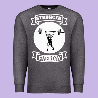Stronger Everday Premium Sweatshirt Designed By Bettercallsaul