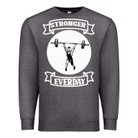 Charcoal Heather Stronger Everday Premium Sweatshirt - Bettercallsaul
